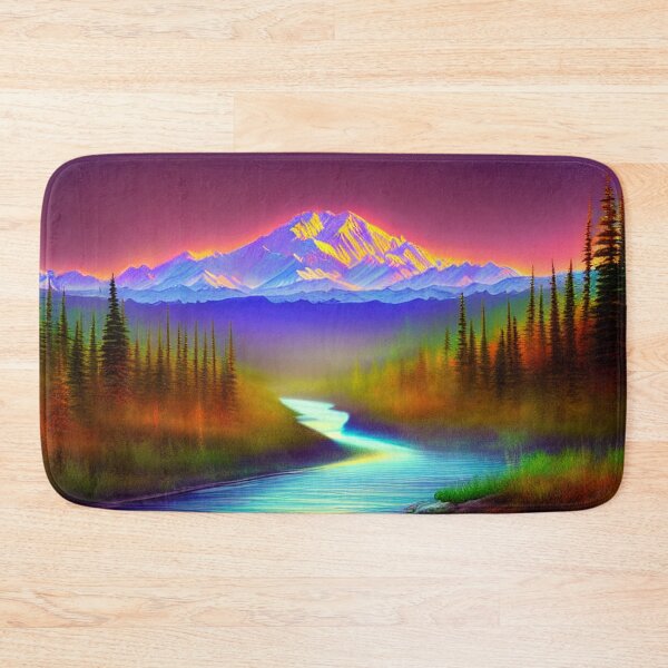 Item preview, Denali National Park Ethereal digital painting with Dramatic Coloring 2 designed and sold by DiatomDesigns.