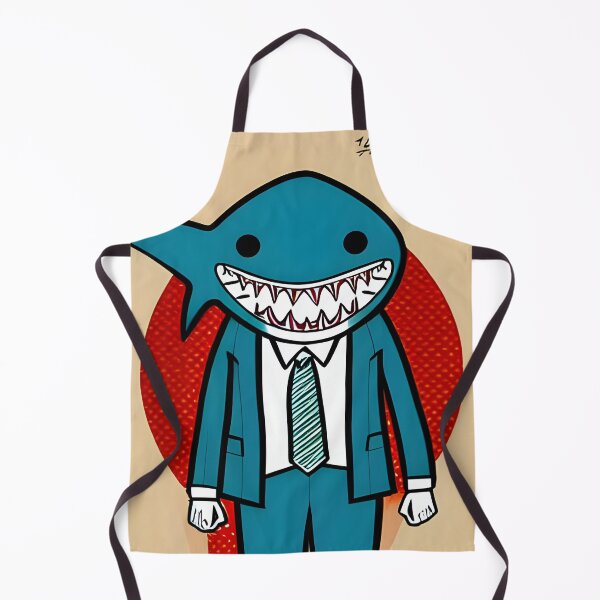 Item preview, shark in a suit designed and sold by IlluminatedPage.