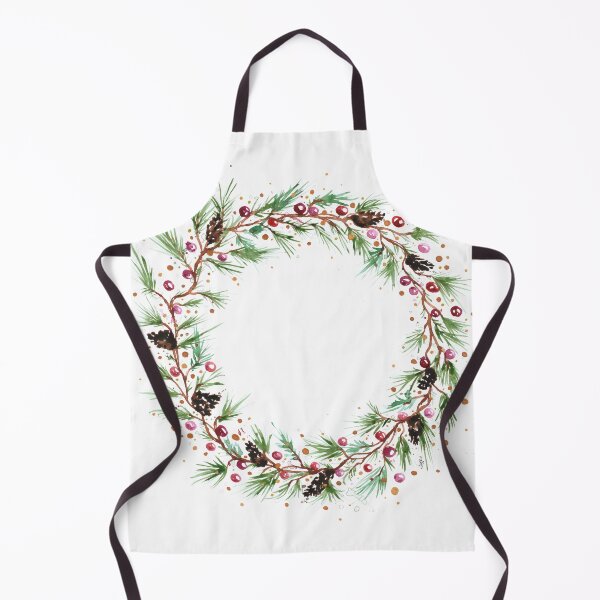 Item preview, Holiday Watercolor Wreath designed and sold by Jarrod Vandenberg.