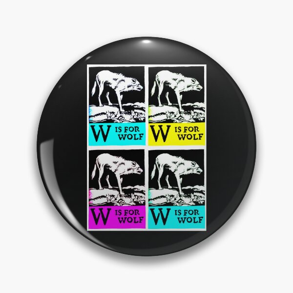Item preview, "W is for wolf" multi print designed and sold by LaylaEvans1.