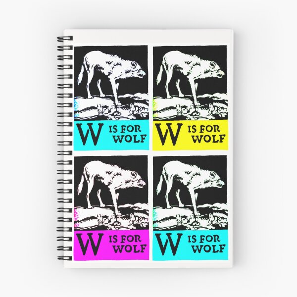 Item preview, "W is for wolf" multi print designed and sold by LaylaEvans1.