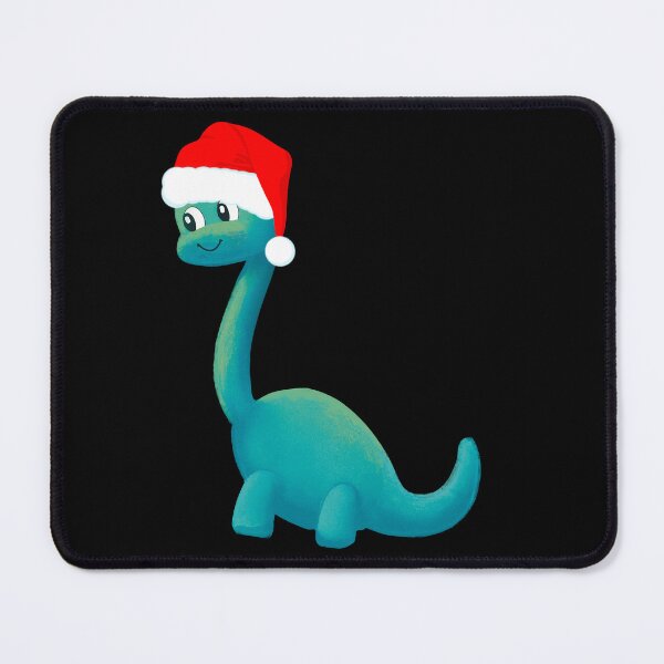 Item preview, Copy of  Cute Dinosaur wearing Santa Hat Sticker - dino with white background designed and sold by FlippinTurtles.