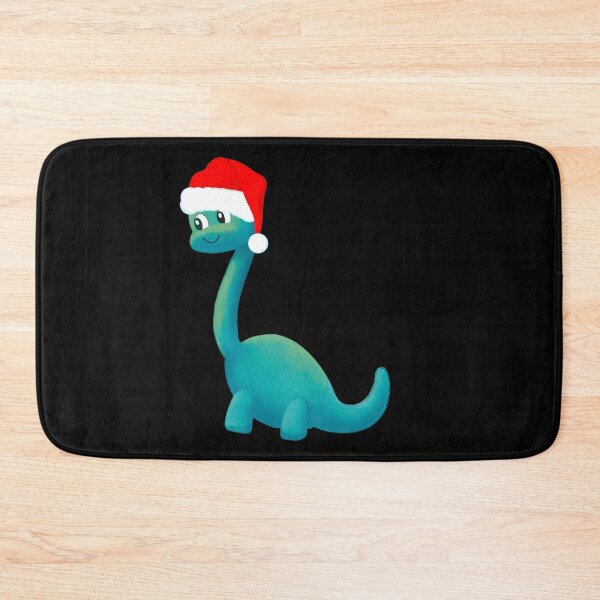 Item preview, Copy of  Cute Dinosaur wearing Santa Hat Sticker - dino with white background designed and sold by FlippinTurtles.