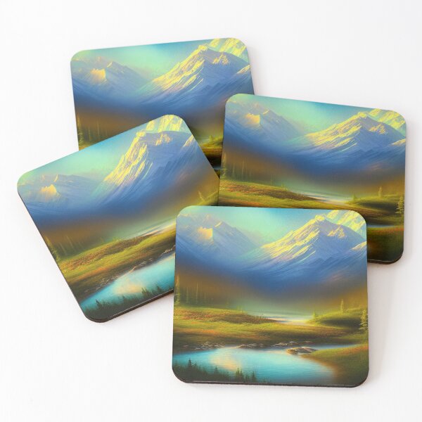 Item preview, Denali National Park Ethereal digital painting with Dramatic Coloring 3 designed and sold by DiatomDesigns.