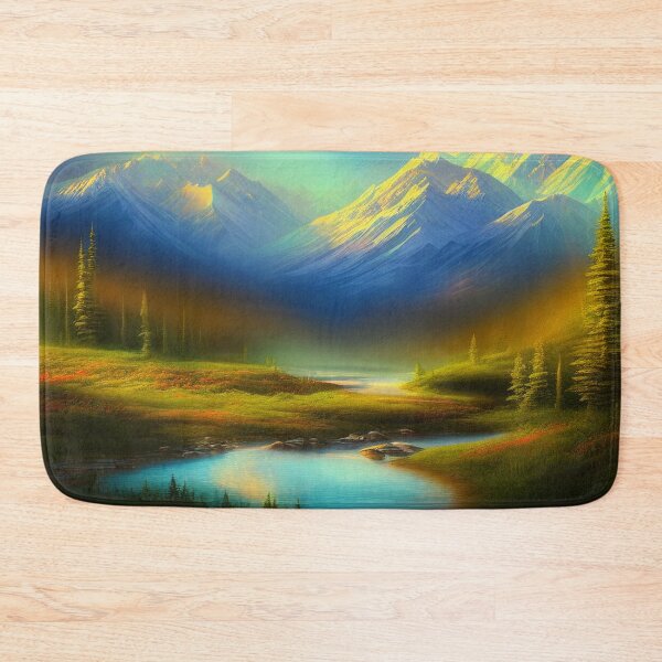 Item preview, Denali National Park Ethereal digital painting with Dramatic Coloring 3 designed and sold by DiatomDesigns.