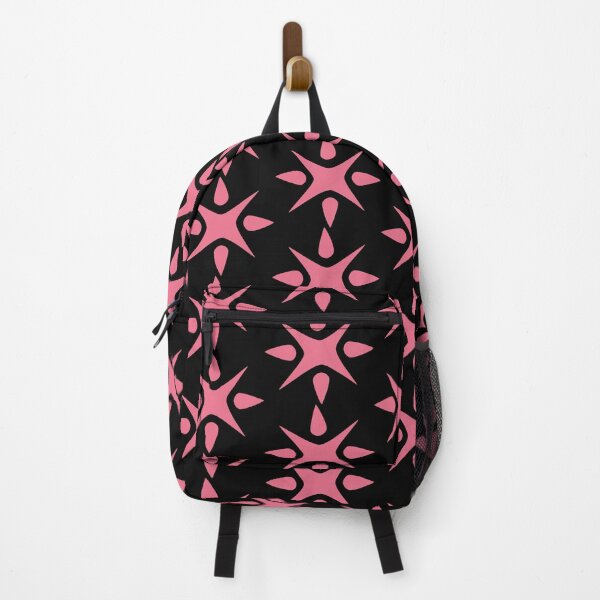 Item preview, Large Geometric abstract snowflake in bright pink designed and sold by AngelDawnDesign.