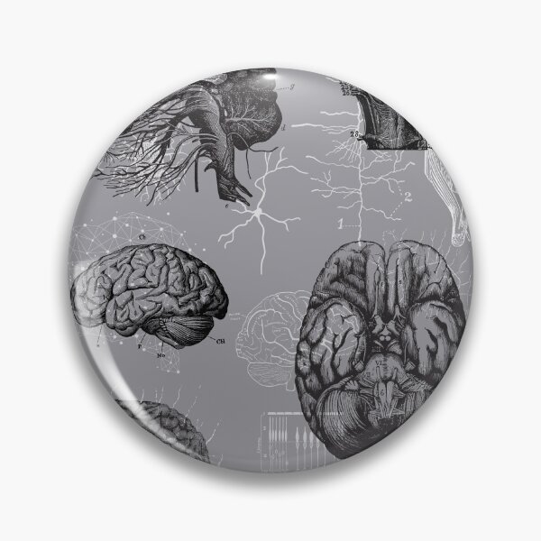 Item preview, Vintage human brain anatomy  designed and sold by Preslava Genova.