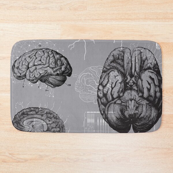 Item preview, Vintage human brain anatomy  designed and sold by Preslava Genova.