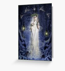 Yule Goddess Grußkarte