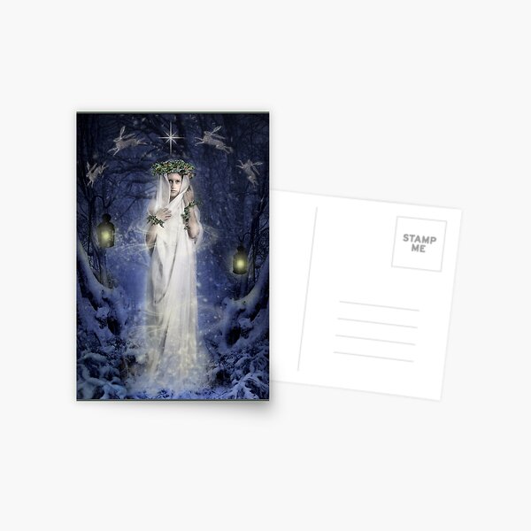 Yule Goddess Postcard