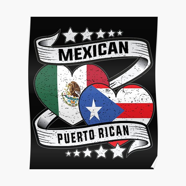 Mexirican Mexico Flag Puerto Rico Flag Boricua Chicano Jigsaw