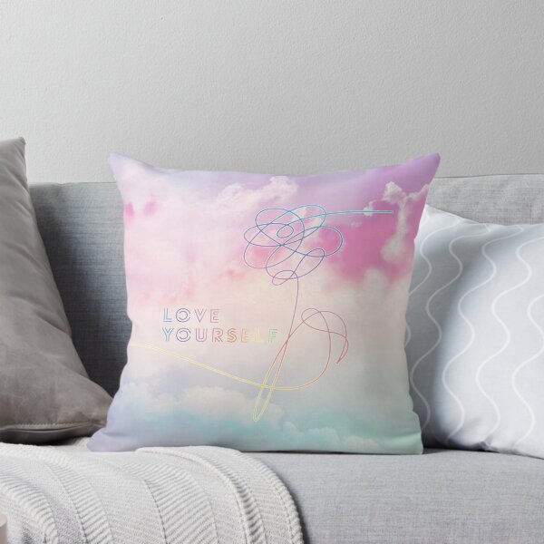 Item preview, Love Yourself Her Pastel Clouds BTS Bangtan Kpop Merch designed and sold by HelloDigitals.