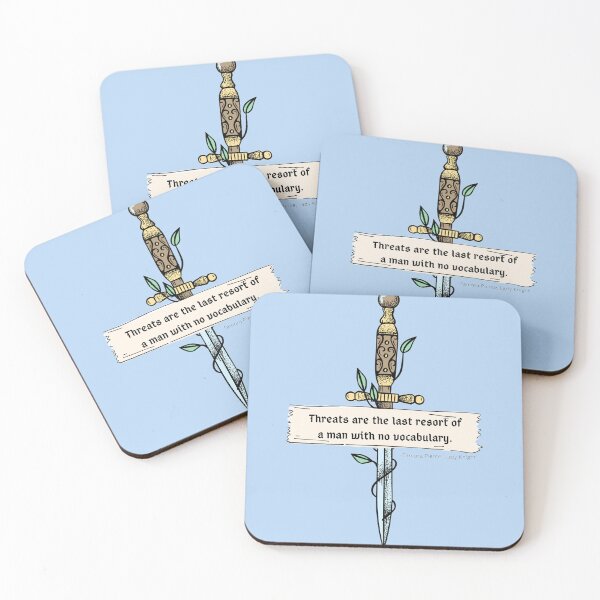 Item preview, threats designed and sold by BeeOfThePeople.