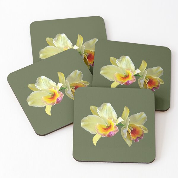 Item preview, Pale Yellow Cattleya Orchids designed and sold by Susan Savad.