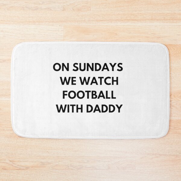 Artikelvorschau, Sonntags gucken wir mit Papa Fußball entworfen und verkauft von lifestylegate.