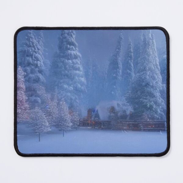Item preview, A snowed in log cabin designed and sold by ArtySaxon.