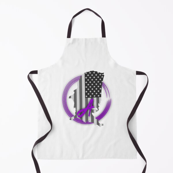 Item preview, USA flag with purple ribbons for homelessness awareness, arm to Homeless, help the homeless, designed and sold by SarahMohanad.