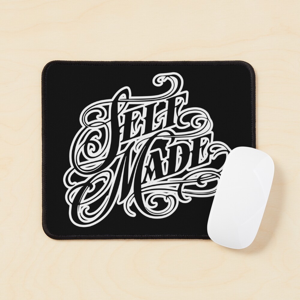 Self Made Script Logo Sticker for Sale by dariusone