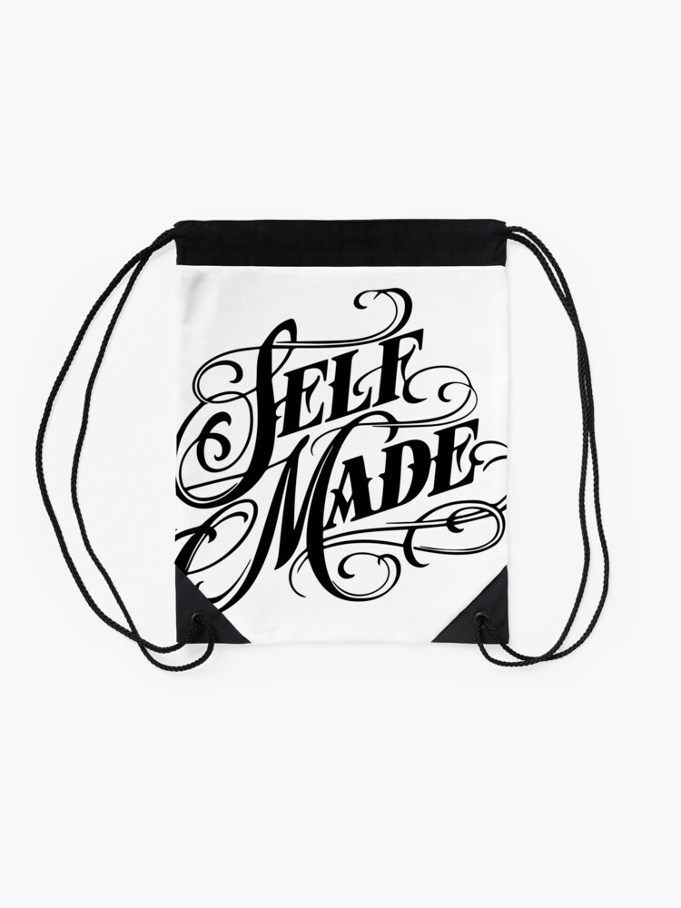 Self Made Script Logo Sticker for Sale by dariusone