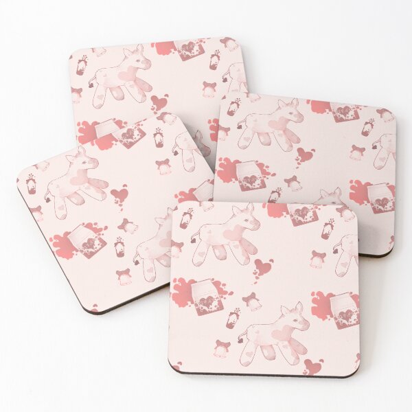 Item preview, Strawberry baby milk cow pattern :> designed and sold by TheAbleArcher.