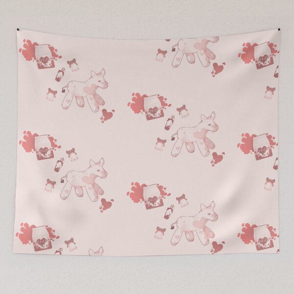 Item preview, Strawberry baby milk cow pattern :> designed and sold by TheAbleArcher.