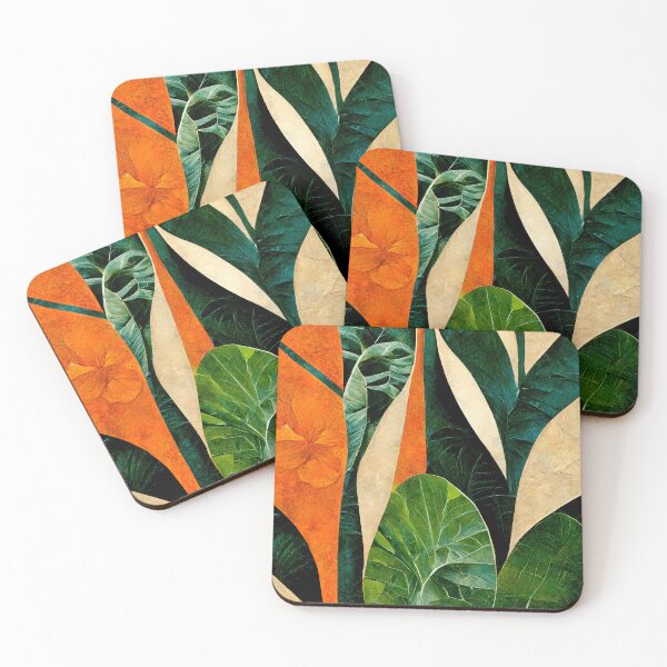 Item preview, Orange Green Amazon Jungle designed and sold by Michael Bollin.