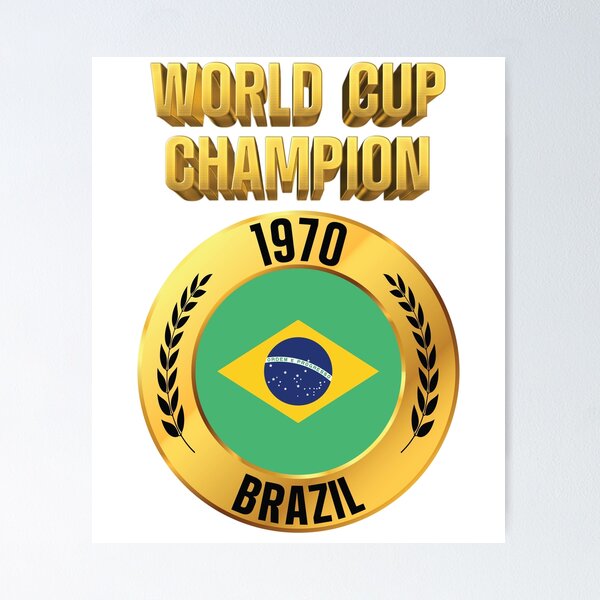 World Cup Champion - Brazil 1958 Poster for Sale by cartoon