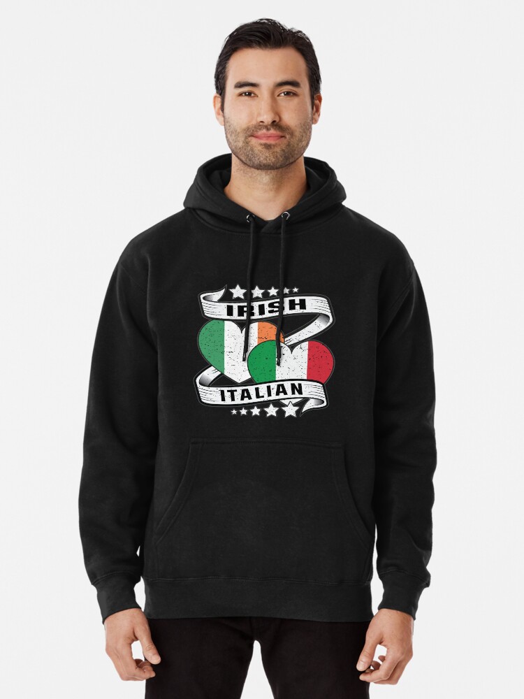 Half Irish Half Italian shirt kids, Irish Italian Flag Pullover Hoodie for  Sale by davinccidz