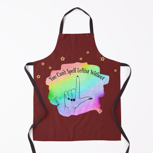 Item preview, You Can't Spell Leftist With L (color star version) designed and sold by HeyFritters' Redbubble Shop.