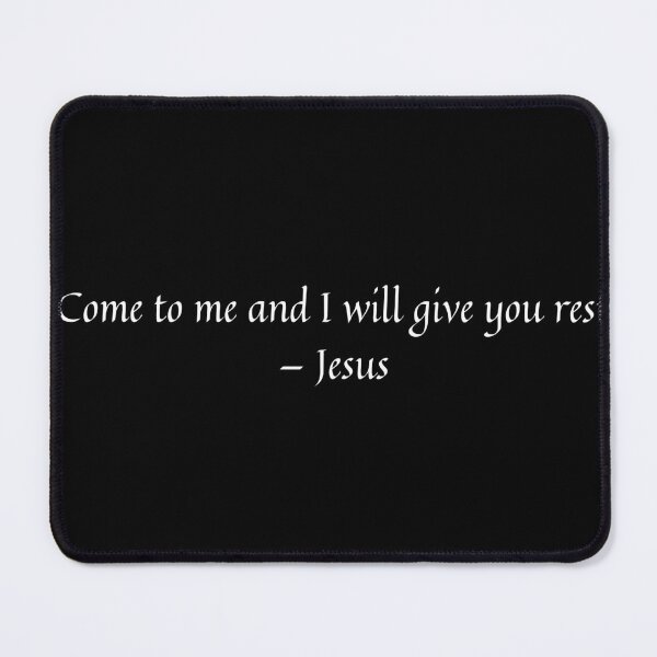 Item preview, Come to me and I will give you rest (Jesus) designed and sold by Hoskins Family Designs.