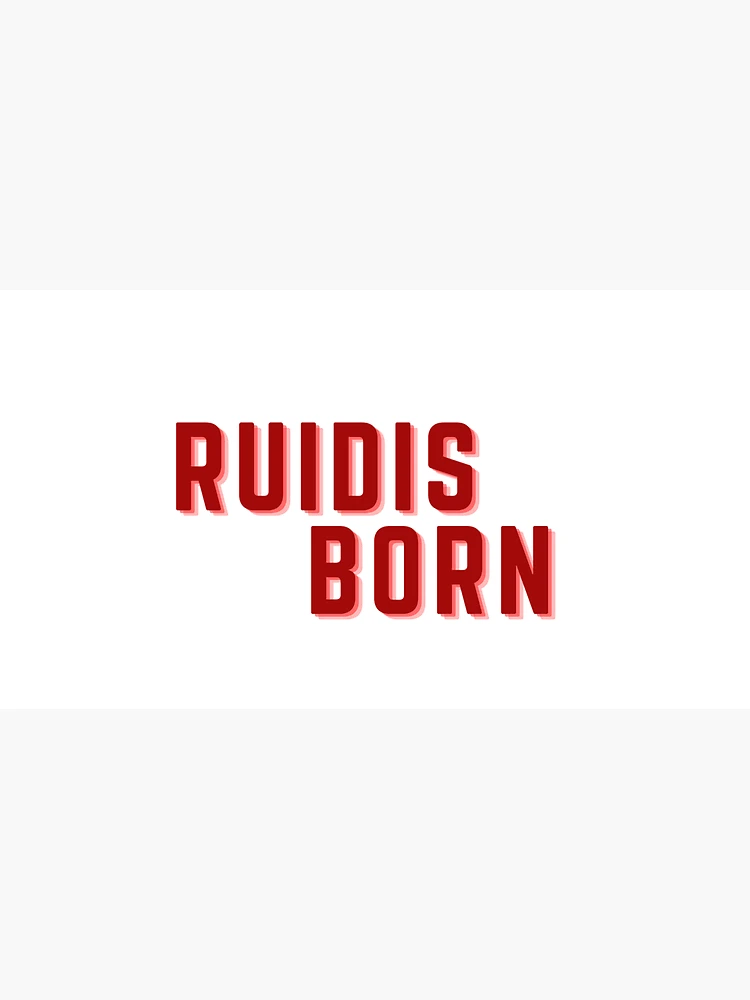 Thumbnail 3 of 3, Cap, Ruidis Born Sticker designed and sold by ArtInKind.