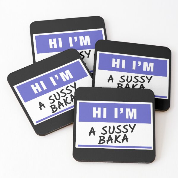 Item preview, Hi I'm a Sussy Baka Name Tag Blue designed and sold by 622Strands.