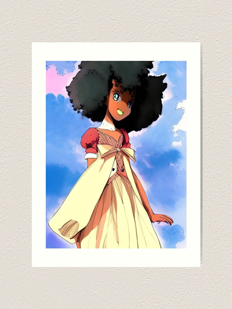 SAYUMA - anime afro girl by kayamito on DeviantArt