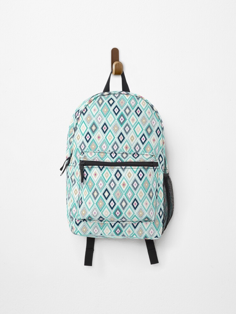 Thumbnail 1 of 3, Backpack, Modern colorful pattern patchwork designed and sold by SHGraphix.