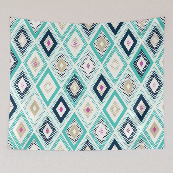 Item preview, Modern colorful pattern patchwork designed and sold by SHGraphix.