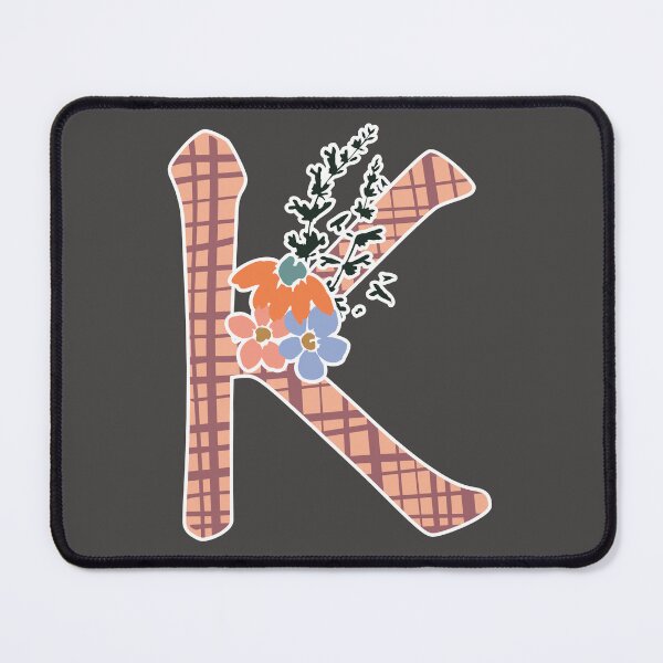 Item preview, Floral Monogrammed K designed and sold by pear-la.