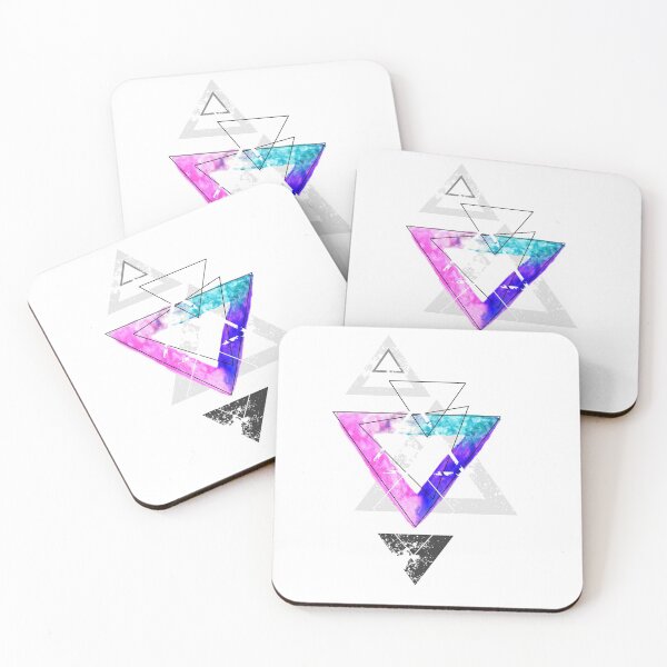 Item preview, Geometry with watercolor triangle designed and sold by Blackmoon9.