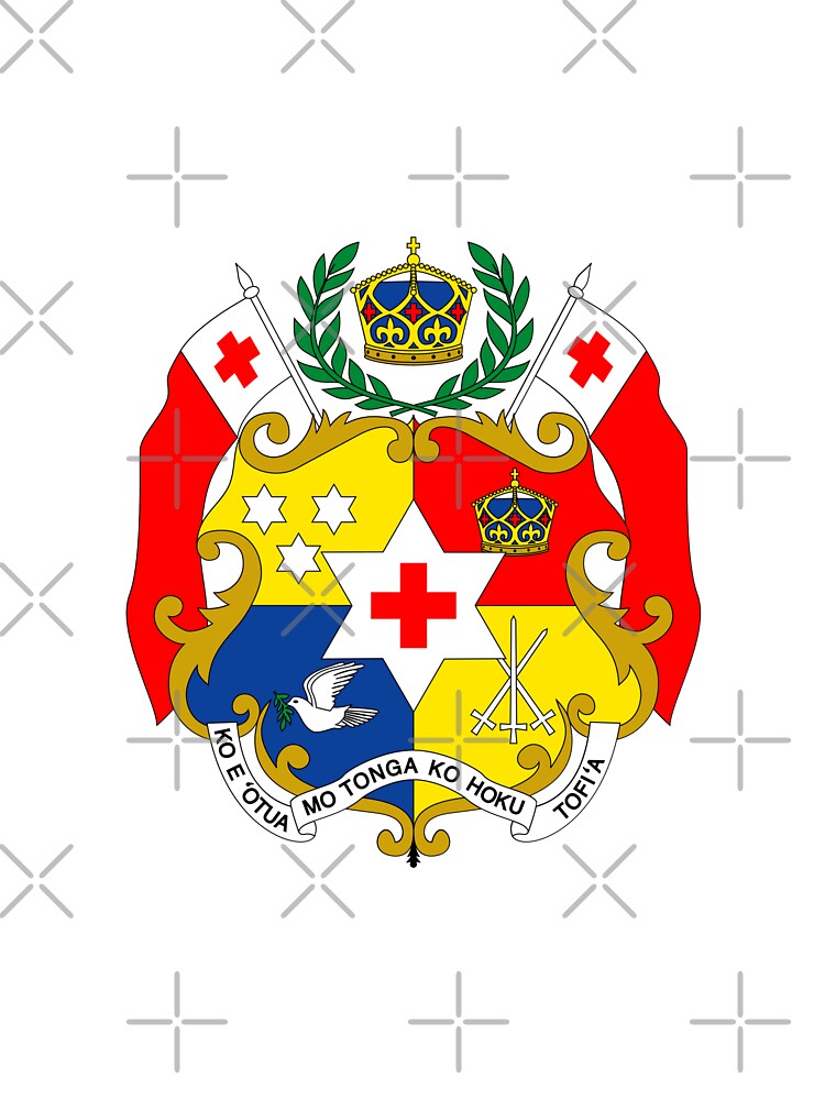 Thumbnail 2 of 2, Kids T-Shirt, Coat of arms of Tonga designed and sold by mo91.