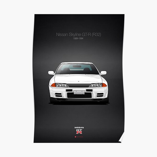 Nissan Skyline GT-R (R32) Poster