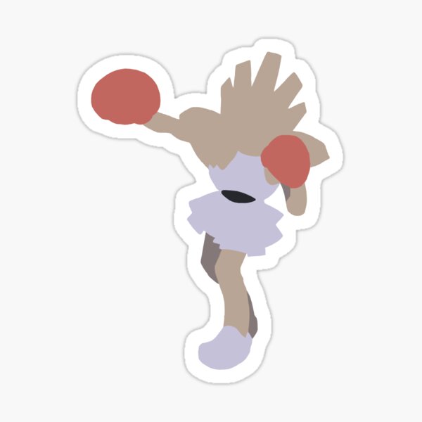 Pokemon small sticker Hitmonchan