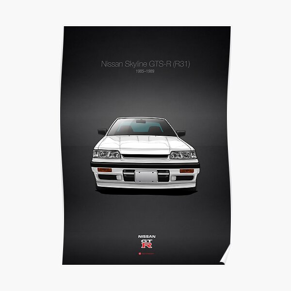Nissan Skyline Gts R R31 Poster By M Arts Redbubble Nissan Skyline Gts R R31 Poster By M Arts Redbubble
