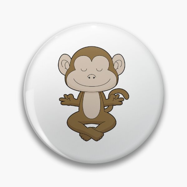 Artikelvorschau, Affe Yoga Meditation entworfen und verkauft von Snabdesign84.