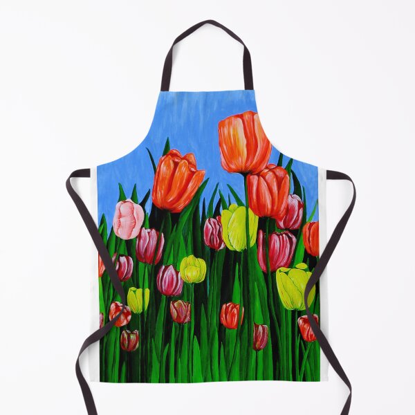 Item preview, "Tulips" original springtime floral painting designed and sold by Michael Arnold.