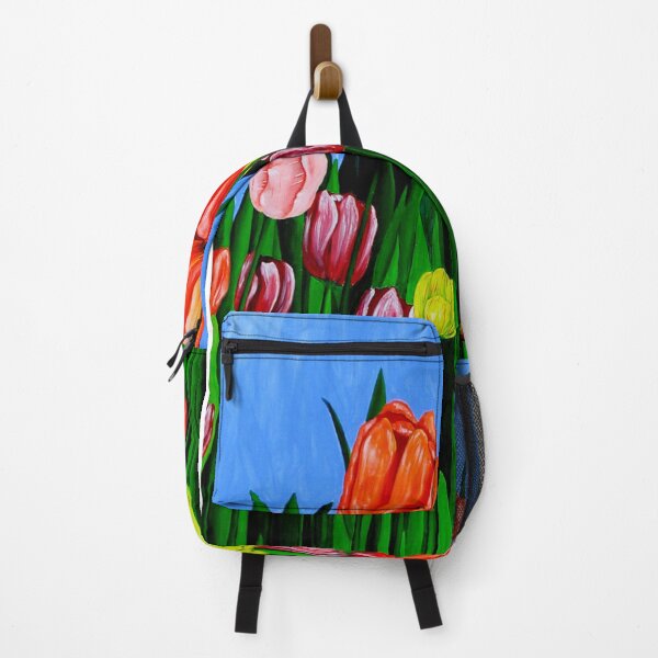 Item preview, "Tulips" original springtime floral painting designed and sold by Michael Arnold.