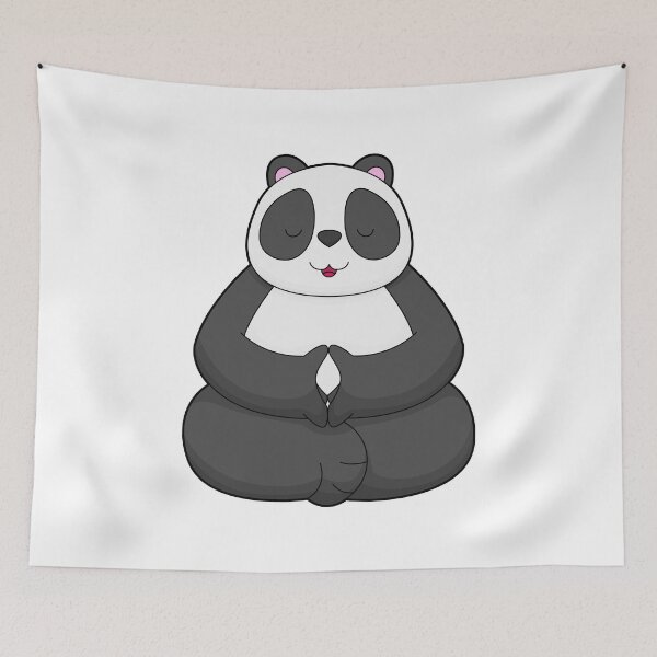 Artikelvorschau, Panda Yoga Meditation entworfen und verkauft von Snabdesign84.