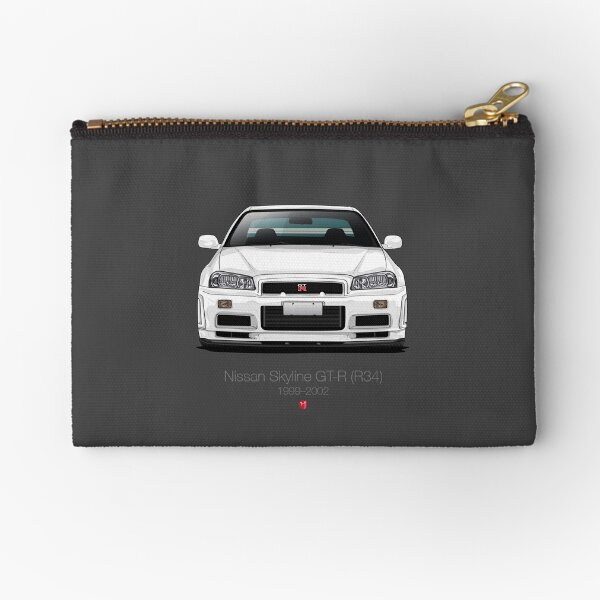 Nissan Skyline GT-R (R34) Zipper Pouch