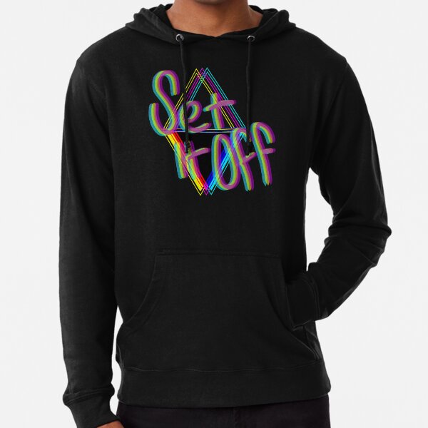 Set it Off Band Elsewhere Album Neon Pullover Hoodie for Sale by C.l S