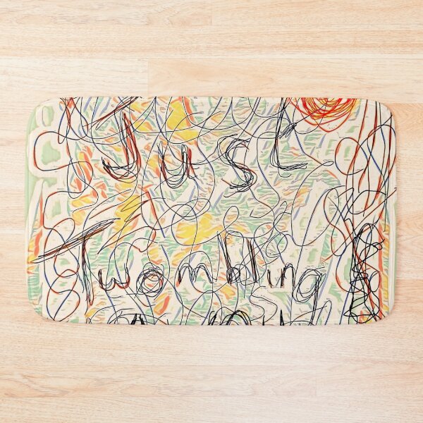 Item preview, "Just Twombling Away", painting in the style of Cy Twombly designed and sold by thalasson.