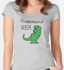 Pregasaurus Rex Women's Fitted Scoop T-Shirt