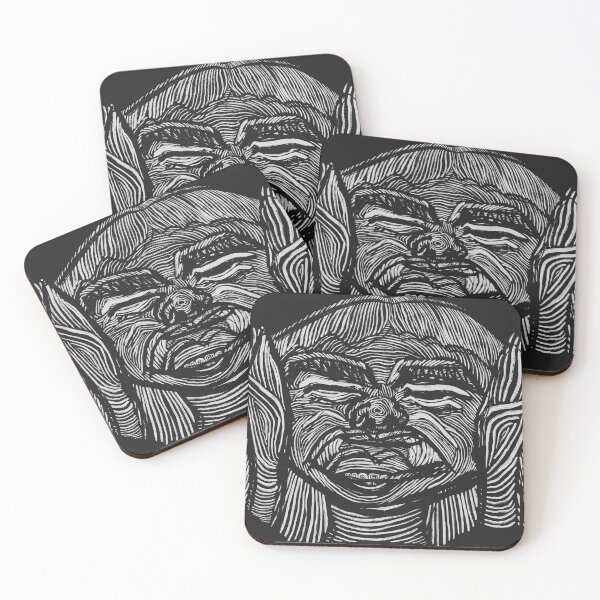 Item preview, TOO MUCH NOISE out of sync screaming face illustration  designed and sold by longlivcurio.